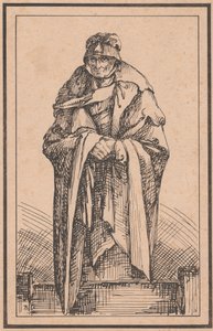 En gammal kvinna av Thomas Barker
