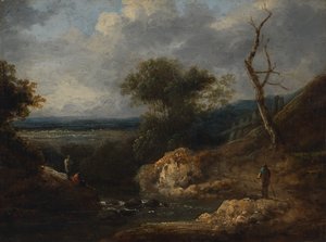 Litet landskap, sent 1700-tidigt 1800-tal.