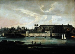 Fairmounts vattenverk, ca 1830 (olja på duk)