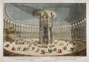 Rotundan i Ranelagh Gardens, Chelsea, London, c1750