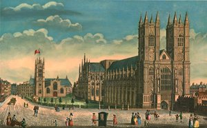 Westminster Abbey och St Margarets Church, c1793.