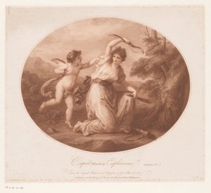 Cupido ontwapend genom Euphrosyne Cupid Disarm