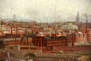 Utsikt över Leeds av Thomas Burras