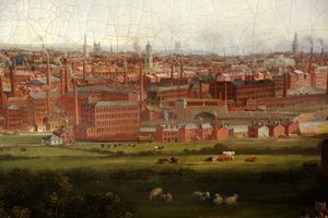 Utsikt över Leeds av Thomas Burras