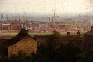 Utsikt över Leeds av Thomas Burras