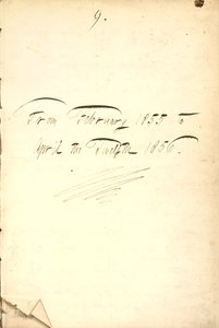 Thomas Butler Gunn Diaries- Volume 7, page 5, 1855-1856