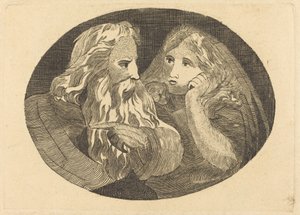 Lear och Cordelia av Thomas Butts, Jr. after William Blake