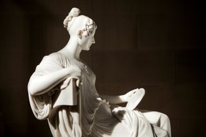 Skulptur av prinsessan Pauline Borghese (marmor) av Thomas Campbell
