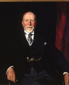 Porträtt av Sir William Nicholson, ca 1935-36 (olja på duk) av Thomas Cantrell Dugdale
