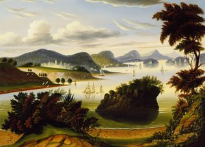 Eastport och Passamaquoddy Bay (utsikt över Hudson Valley)
