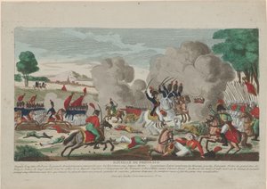 Slaget vid Friedland. En anklagelse från det ryska Leib-gardet den 14 juni 1807, 1808 av Thomas Charles Naudet