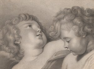 Två kerubhuvuden, 1800.