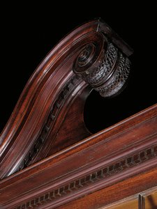 En bokhylla med utgång från George III av Thomas Chippendale
