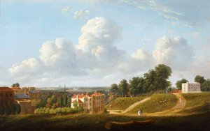 Utsikt över Crooms Hill med utsikt över Hyde Vale, efter 1824 (olja på duk)