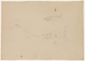 Fasad av ett hus av Thomas Cole
