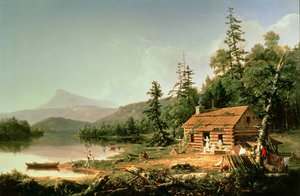 Hemma i skogen, 1847 av Thomas Cole