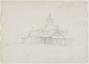 Hornby Lodge, 1839 av Thomas Cole
