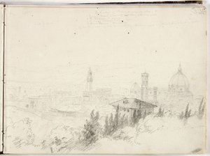 Panorama över Florens av Thomas Cole