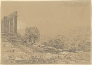 Junos tempel, Agrigento av Thomas Cole