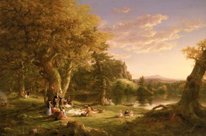 Picknicken av Thomas Cole