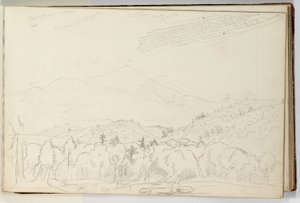 Utsikt över Schroon Mountain Looking North 28 juni av Thomas Cole