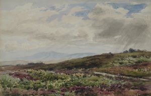 Tittar mot Chanctonbury, West Sussex av Thomas Collier