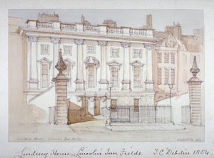 Utsikt över Lindsey House, Lincoln