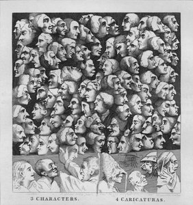 Karaktärer och karikatyrer, 1807, 1827.