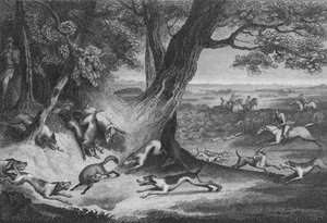 Rävens död, 1793. av Thomas Cook