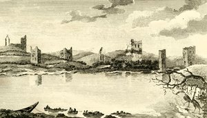 N. View of the Ruins of Clomines, Co. Wexford, 1791. av Thomas Cook