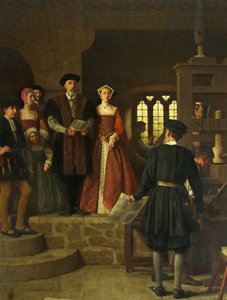 Inrättandet av den första tryckpressen i Bristol av Thomas Cooper Gotch