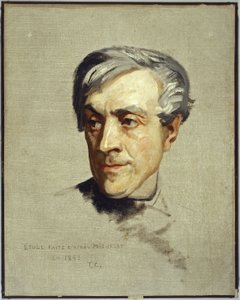 Studie efter Jules Michelet av Thomas Couture