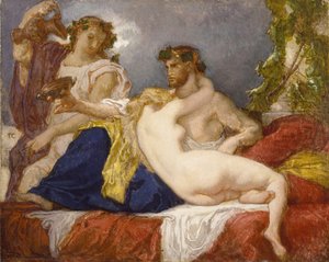 Horatius och Lydia av Thomas Couture
