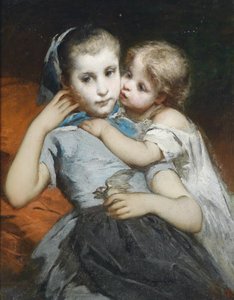 Systrar, monogram T.C. av Thomas Couture