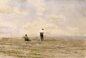 Laga nätet, 1882 av Thomas Cowperthwait Eakins
