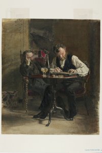 Zither-spelaren av Thomas Cowperthwait Eakins