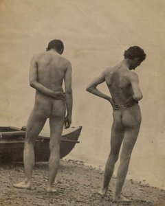 Thomas Eakins och John Laurie Wallace på en strand, 1883