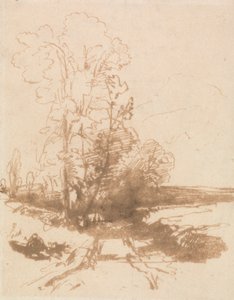 I Country Lane av Thomas Creswick