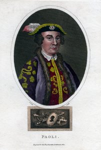 Pascal Paoli, korsikansk general och patriot från 1700-talet, 1820. av Thomas Dale