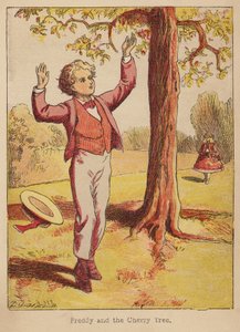 Freddy och körsbärsträdet (kolorerad gravyr)