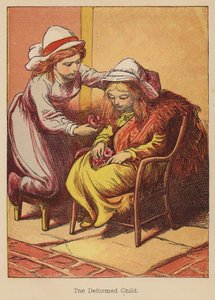 Det missbildade barnet (kolorerad gravyr)
