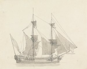 En två mästare i segel av Thomas Daniell