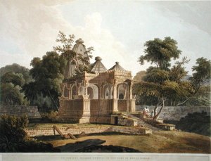 Ancient Hindoo Temple in the Fort of Rotas, Bahar, skylt 12 från 