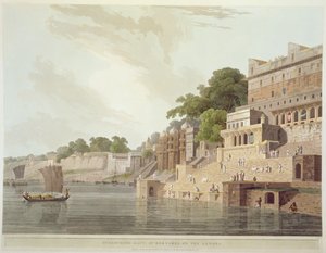 Dusasumade Gaut, vid Benares vid floden Ganges, från 