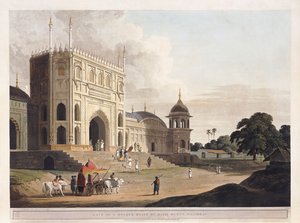 Porten till en moské byggd av Hafiz Ramut, Pillibeat, 1825-1826