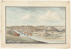 Anfall mot Fort Washington, ca 1776-1812 (akvarell)