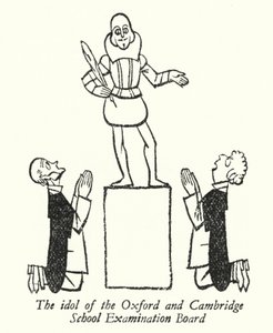 William Shakespeare, idol för Oxford and Cambridge School Examination Board (litografi)