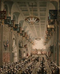 Kunglig bankett ges till Hennes Majestät av Corporation of London, Lord Mayor