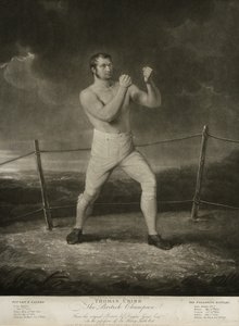 Thomas Cribb, graverad av Anthony Molteno (fl.1783-1830) (litho) av Thomas Douglas (after) Guest