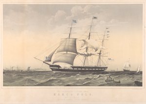 Det berömda Clipper-skeppet Marco Polo av Thomas Dove
